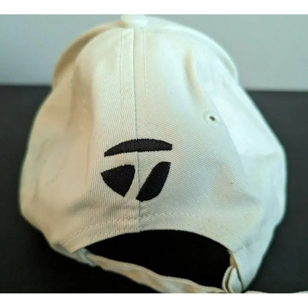 * TaylorMade White Lightweight Golf Hat Cap Adjustable One Size